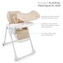 Voir la diapositive 2 : KINDERKRAFT Chaise haute 2en1 tummie pratique et confortable