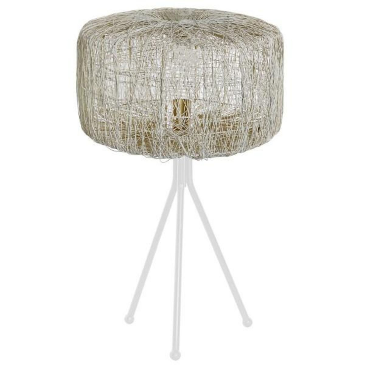 MARKET24 Lampe de bureau DKD Home Decor Métal Blanc 220 V 50 W 33 x 33 x 50 cm