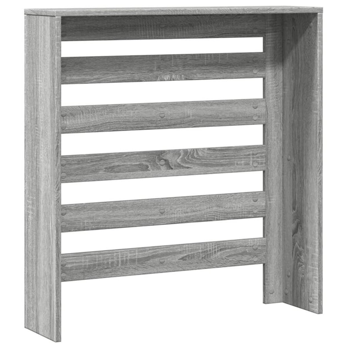 VIDAXL Cache-radiateur sonoma gris 78x20x82 cm bois d'ingenierie