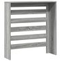 Voir la diapositive 5 : VIDAXL Cache-radiateur sonoma gris 78x20x82 cm bois d'ingenierie