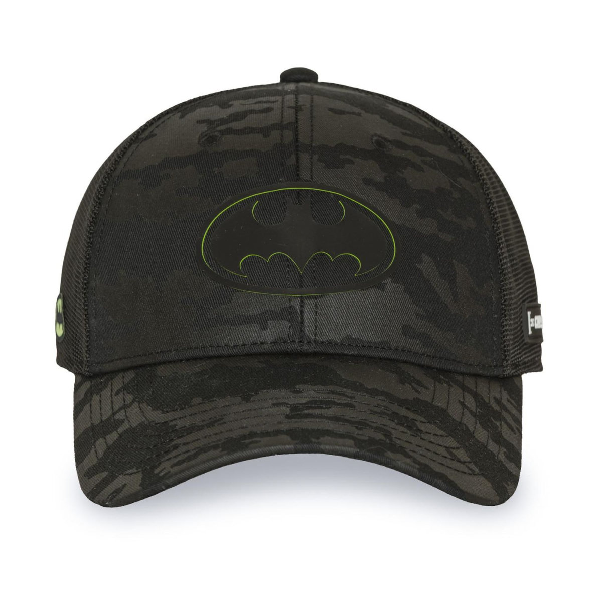 CAPSLAB Casquette baseball premium avec filet et patch Dc Comics Neon Logo