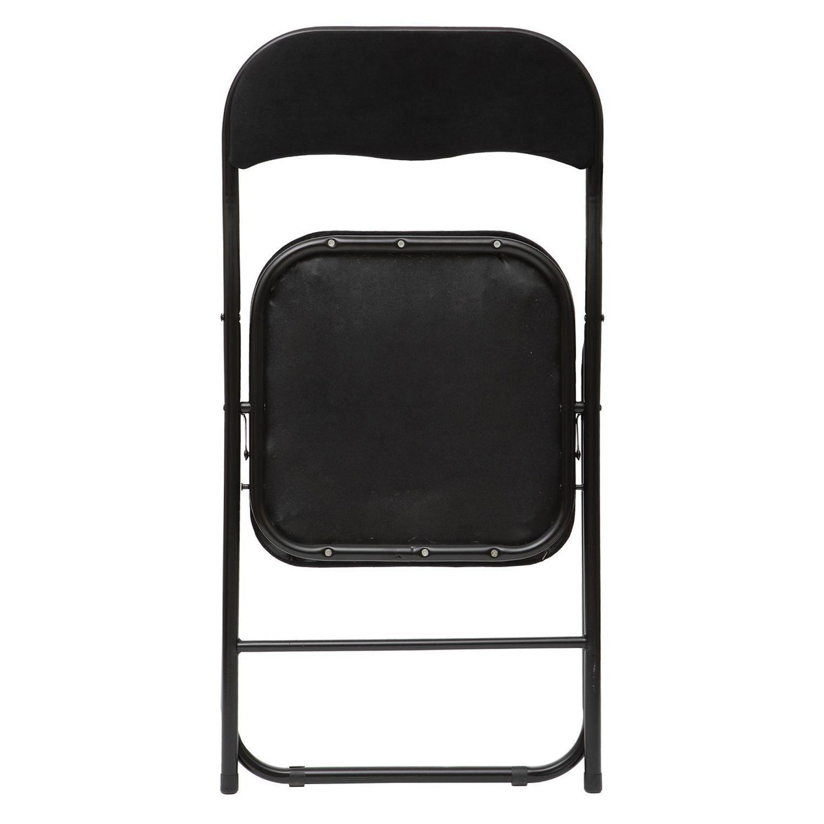 TOILINUX Lot de 6 Chaises pliantes effet velours