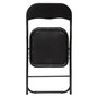 Voir la diapositive 2 : TOILINUX Lot de 6 Chaises pliantes effet velours