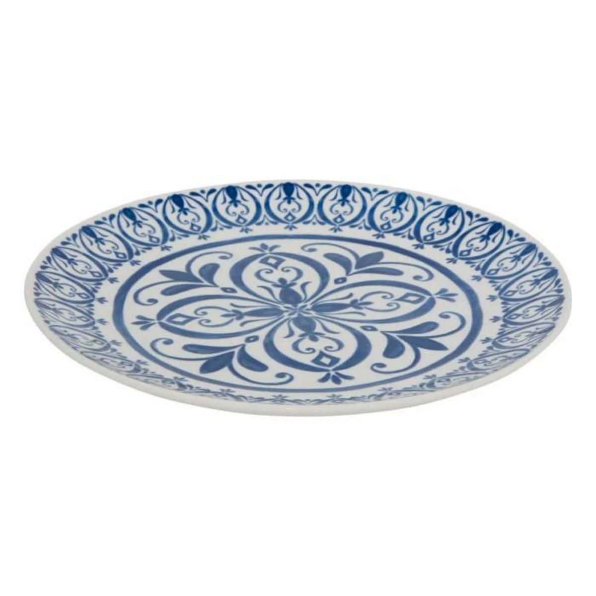 SECRET DE GOURMET Service de Table 12 Pièces  Manon  26cm Bleu