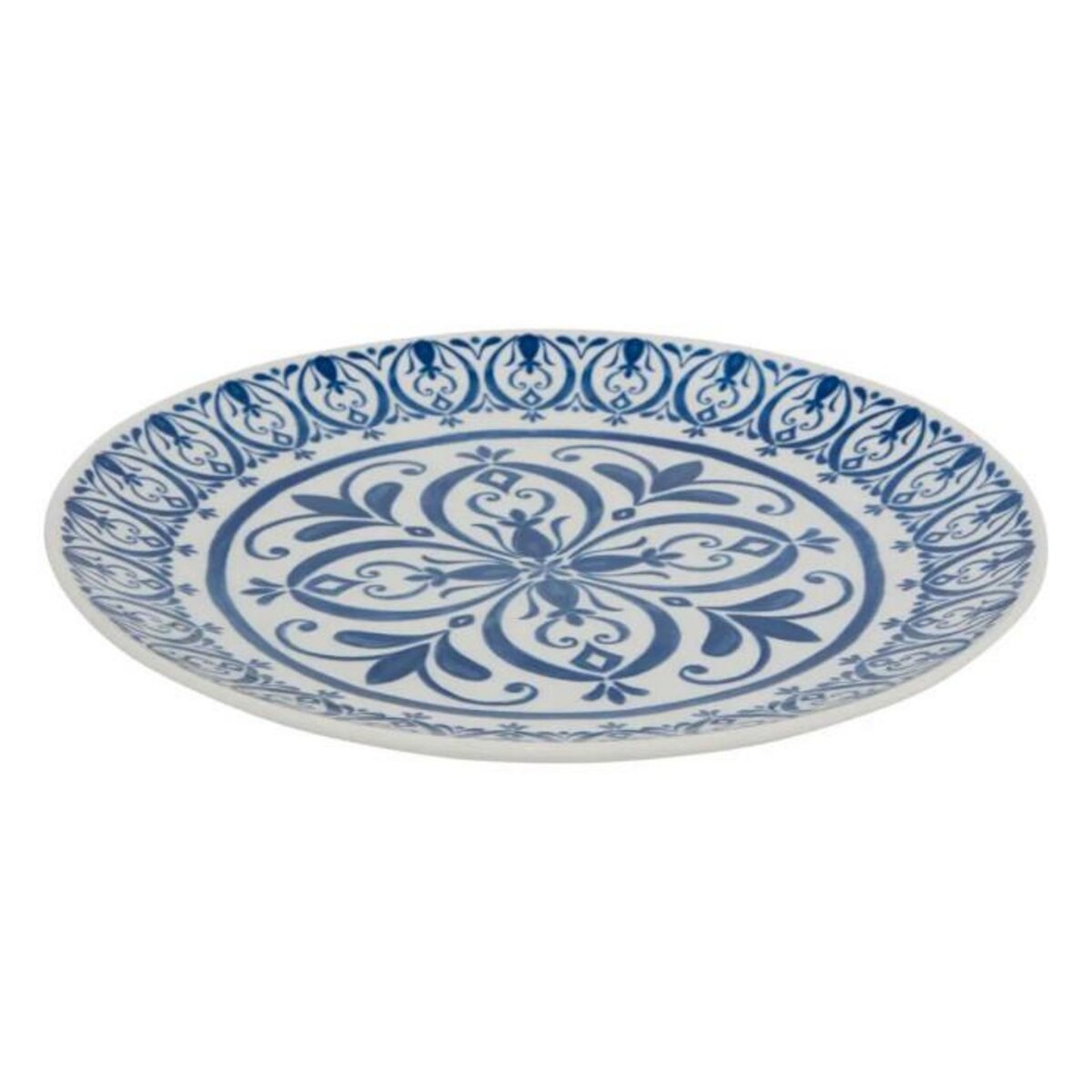 SECRET DE GOURMET Service de Table 12 Pièces  Manon  26cm Bleu