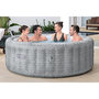 Voir la diapositive 2 : BESTWAY Spa gonflable BESTWAY - Lay-Z-Spa Bali - 140 airjets - 196 x 71 cm - 4 a 6 places - Rond (couverture, cartouche, diffuseur)