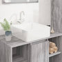Voir la diapositive 1 : VIDAXL Lavabo blanc 37x37x13 cm ceramique carre