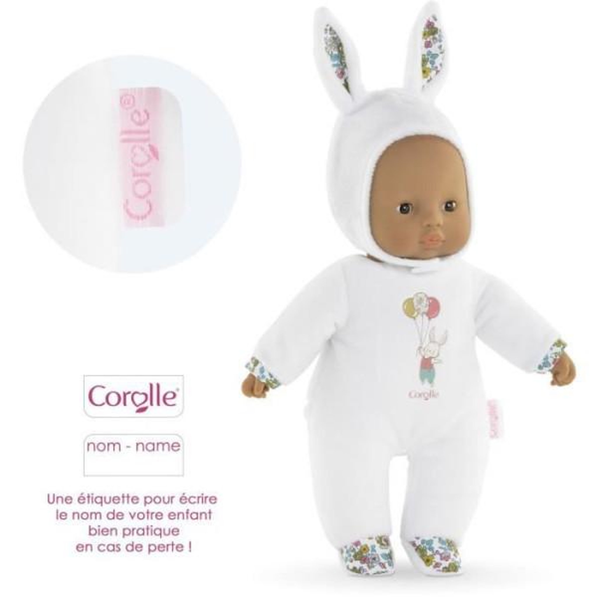 Voir la diapositive 5 : Corolle Poupon Pti'Cœur Lapin Blanc
