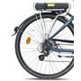 Voir la diapositive 2 : WAYSCRAL Vélo électrique 28'' Rigide   Wayscral  powered by Michelin - Cadre Alu - Systême intégré sous le porte bagage, compact et amovible en quelques secondes - Batterie 36V Li-ion 7 Ah 252 wh - Shimano - Autonomie 45 Kms maximum