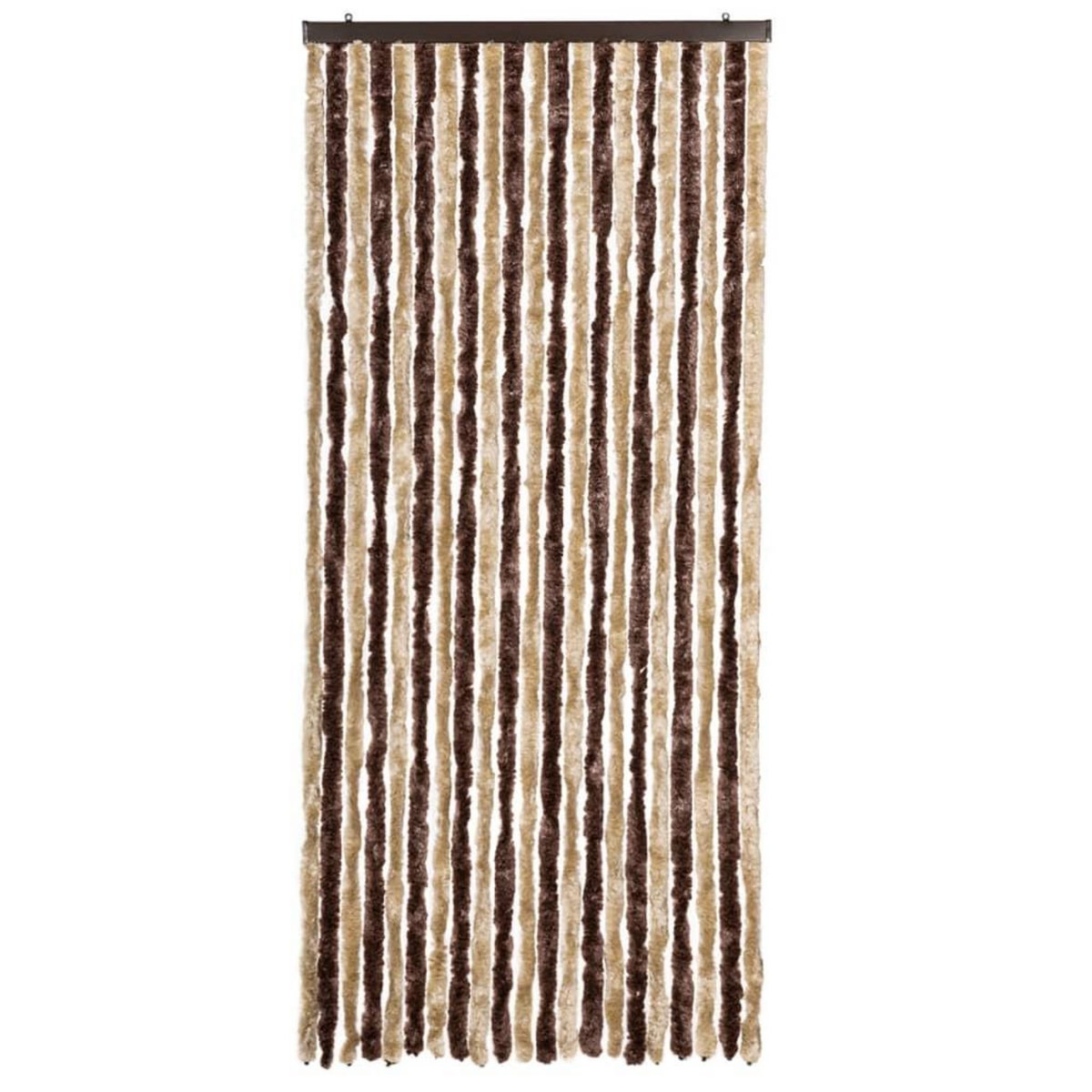 VIDAXL Moustiquaire Beige et marron clair 90x220 cm Chenille