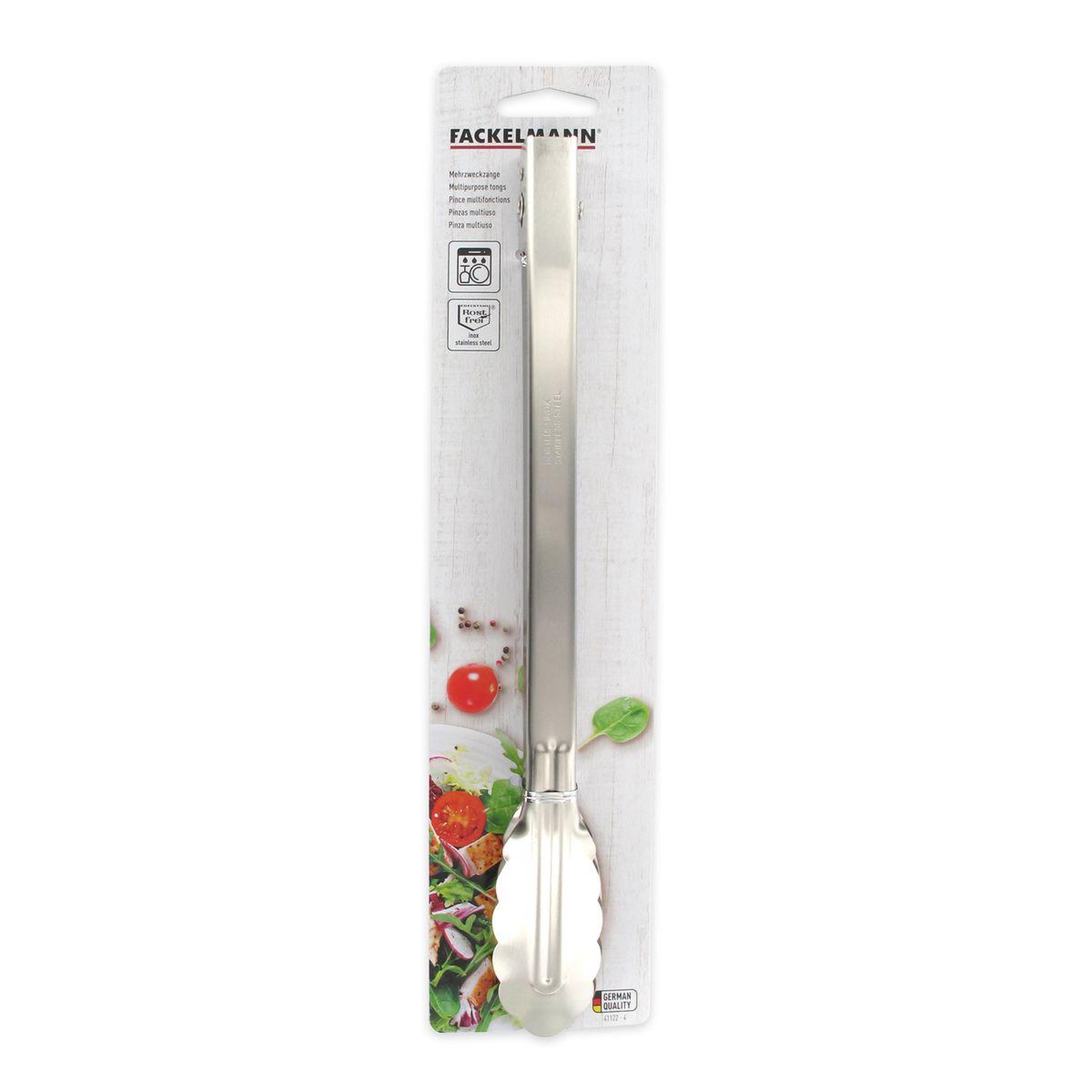 Voir la diapositive 6 : Fackelmann Ensemble de 2 pinces multifonction inox 30 cm fackelmann