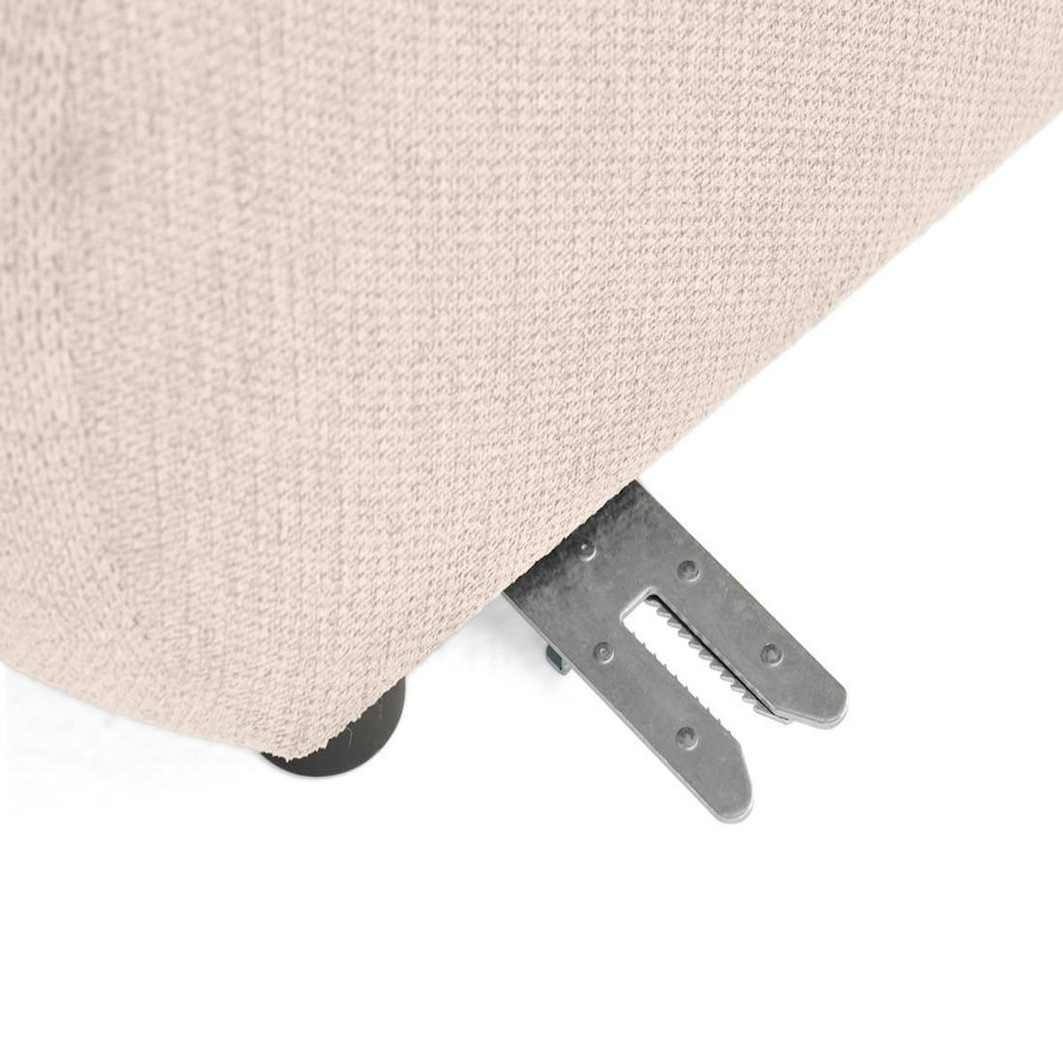 LISA DESIGN Debbie - canapé modulable d'angle réversible 4 places en tissu texturé