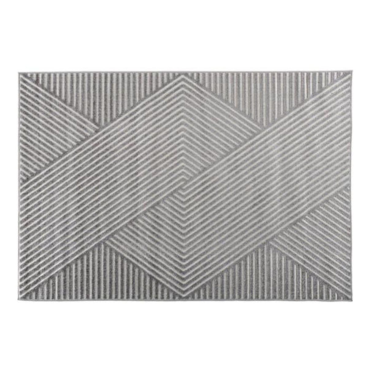 Paris Prix Tapis Déco  Aron Solar  200x290cm Gris