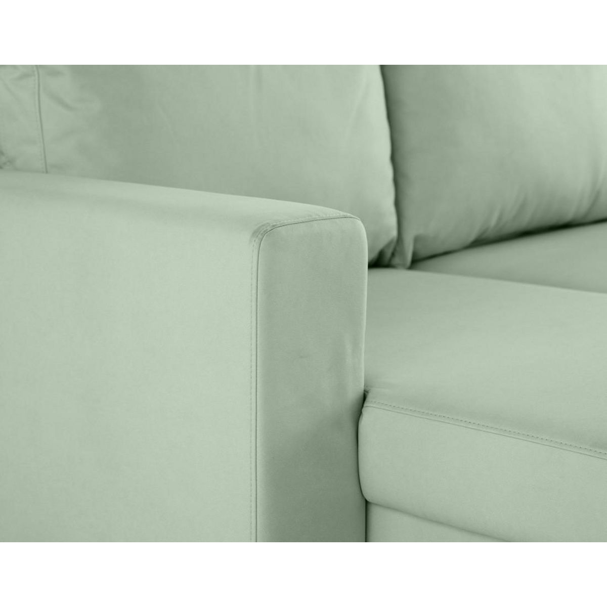 BEST MOBILIER Nordic - canapé d'angle réversible 4 places - convertible avec coffre - en simili