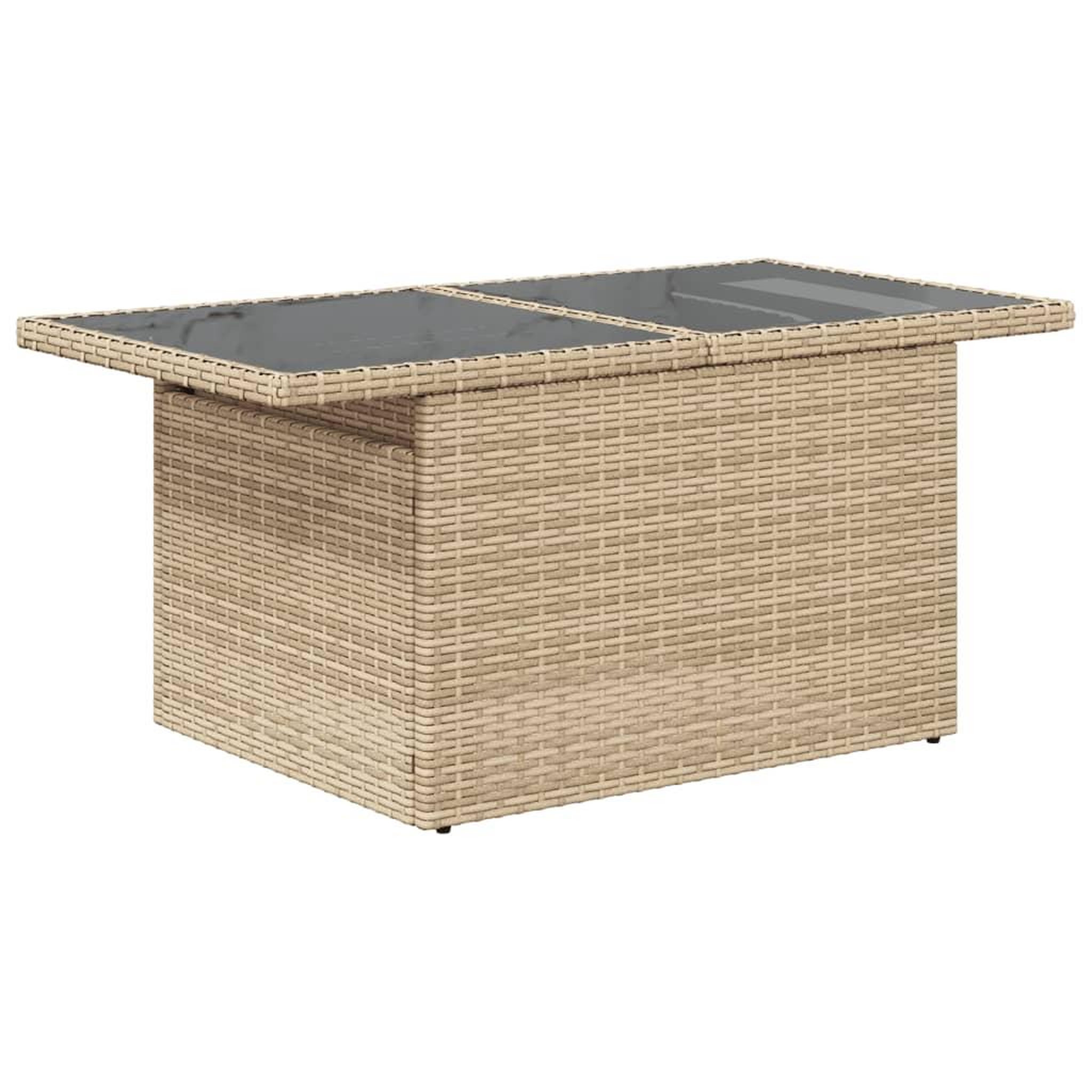 Voir la diapositive 5 : VIDAXL Salon de jardin avec coussins 5 pcs beige resine tressee