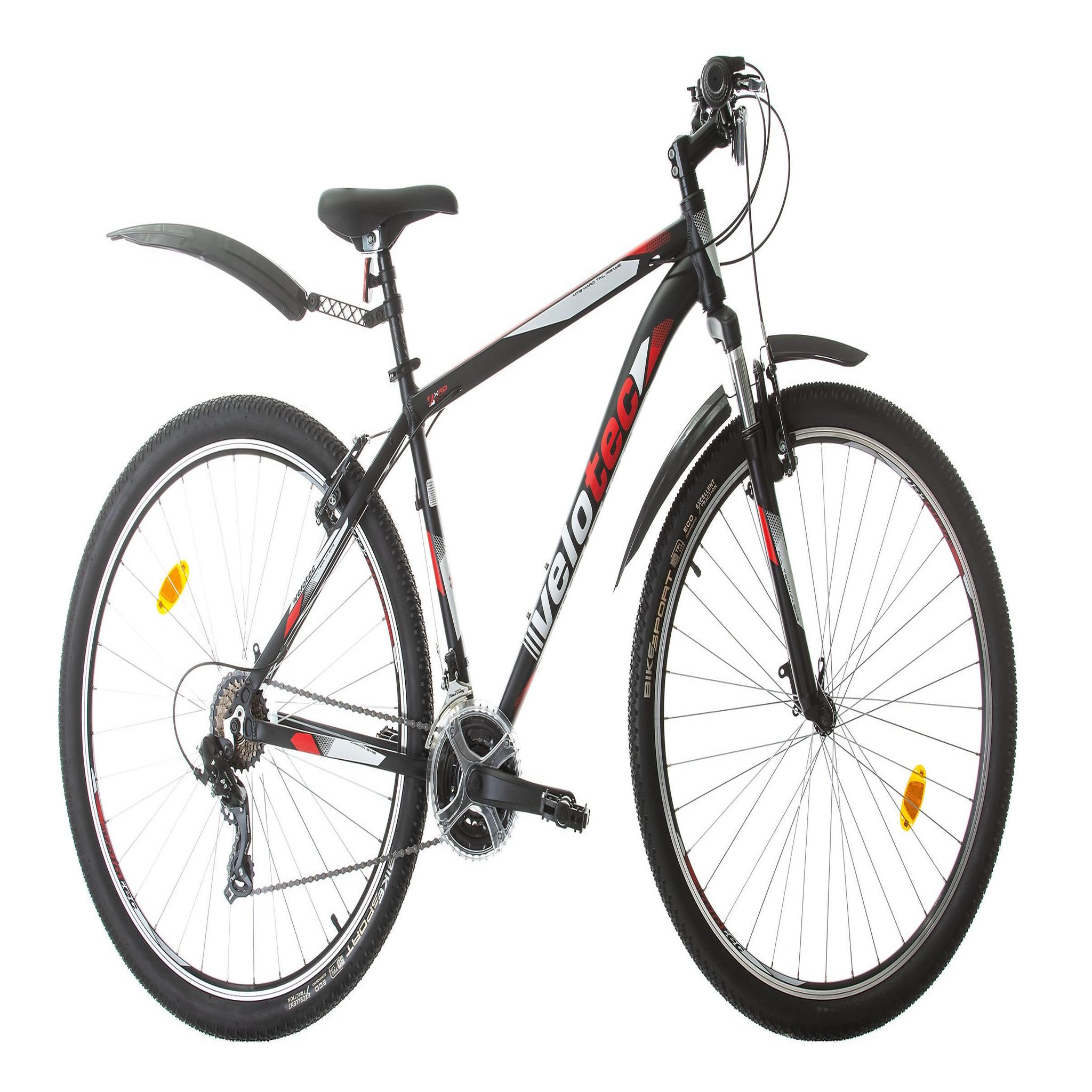 Voir la diapositive 5 : VTT 27.5'' Cadre Aluminium - Fourche Télescopique - 21 Vitesses avec équipement Shimano ( Dérailleurs, roue libre et poignées )