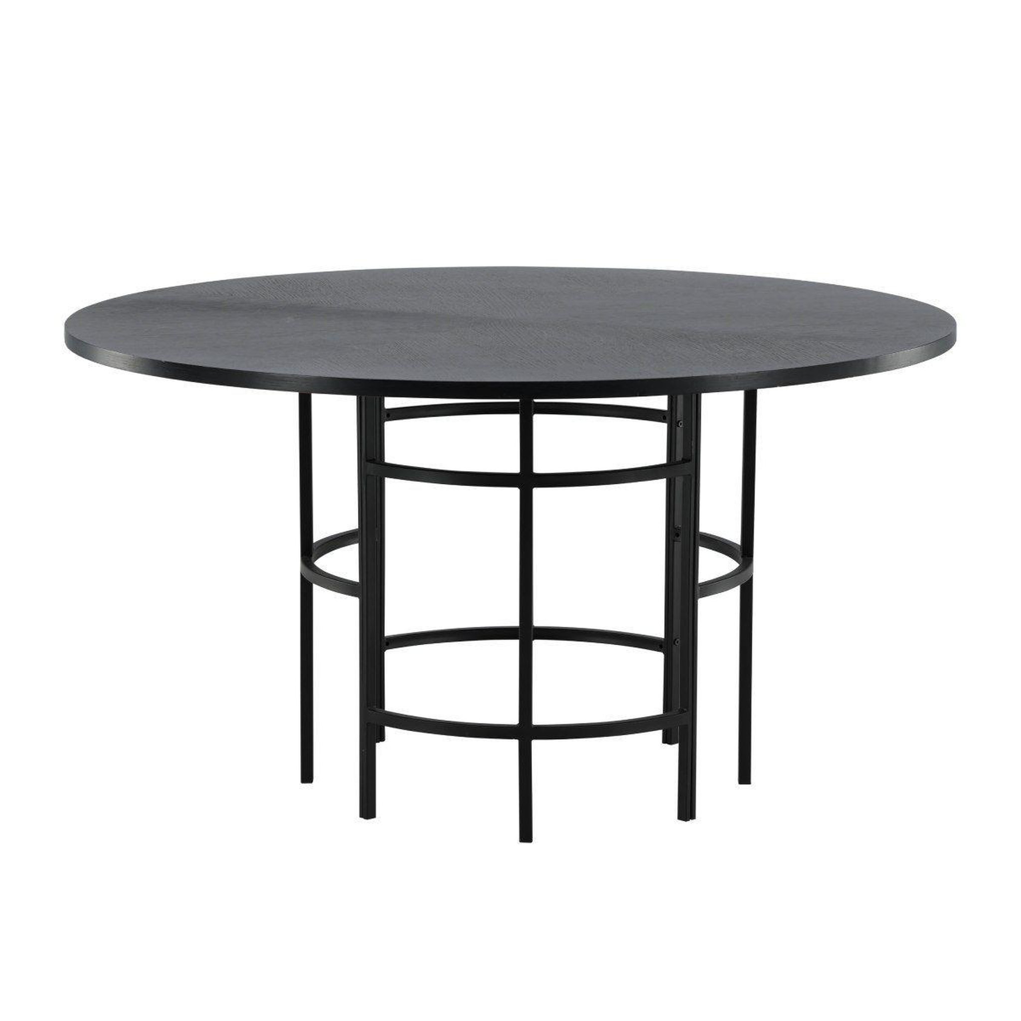 Paris Prix Table à manger ronde  copenhagen  140cm noir