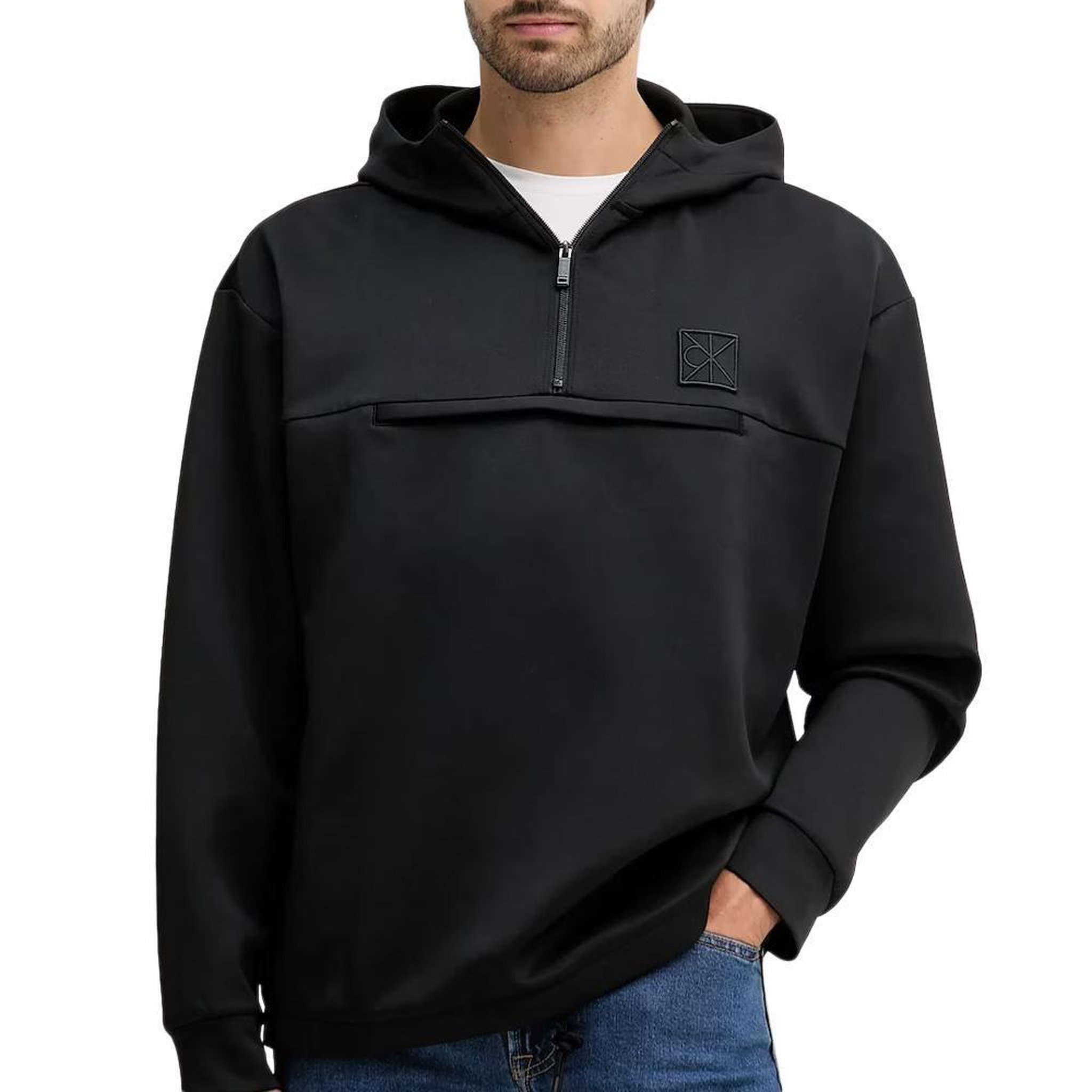 Voir la diapositive 1 : CALVIN KLEIN JEANS Sweat noir homme calvin klein jeans heavy