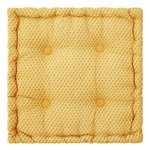 ATMOSPHERA Coussin de Sol Carré  Otto  40x40cm Ocre