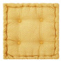 Voir la diapositive 1 : ATMOSPHERA Coussin de Sol Carré  Otto  40x40cm Ocre
