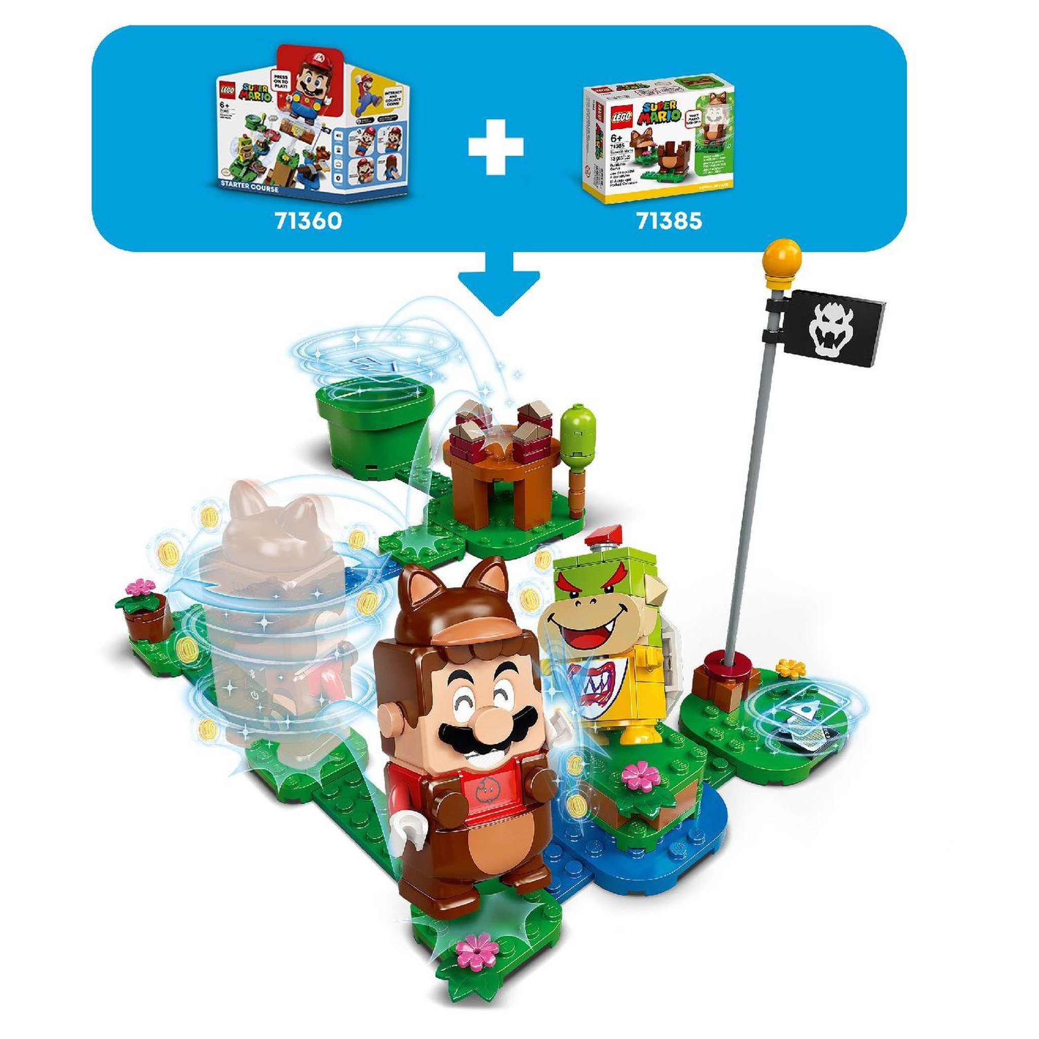 Voir la diapositive 3 : LEGO Super Mario 71385 Pack de Puissance Mario tanuki