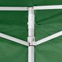 Voir la diapositive 3 : VIDAXL Tente pliable avec 2 parois 3 x 3 m Vert