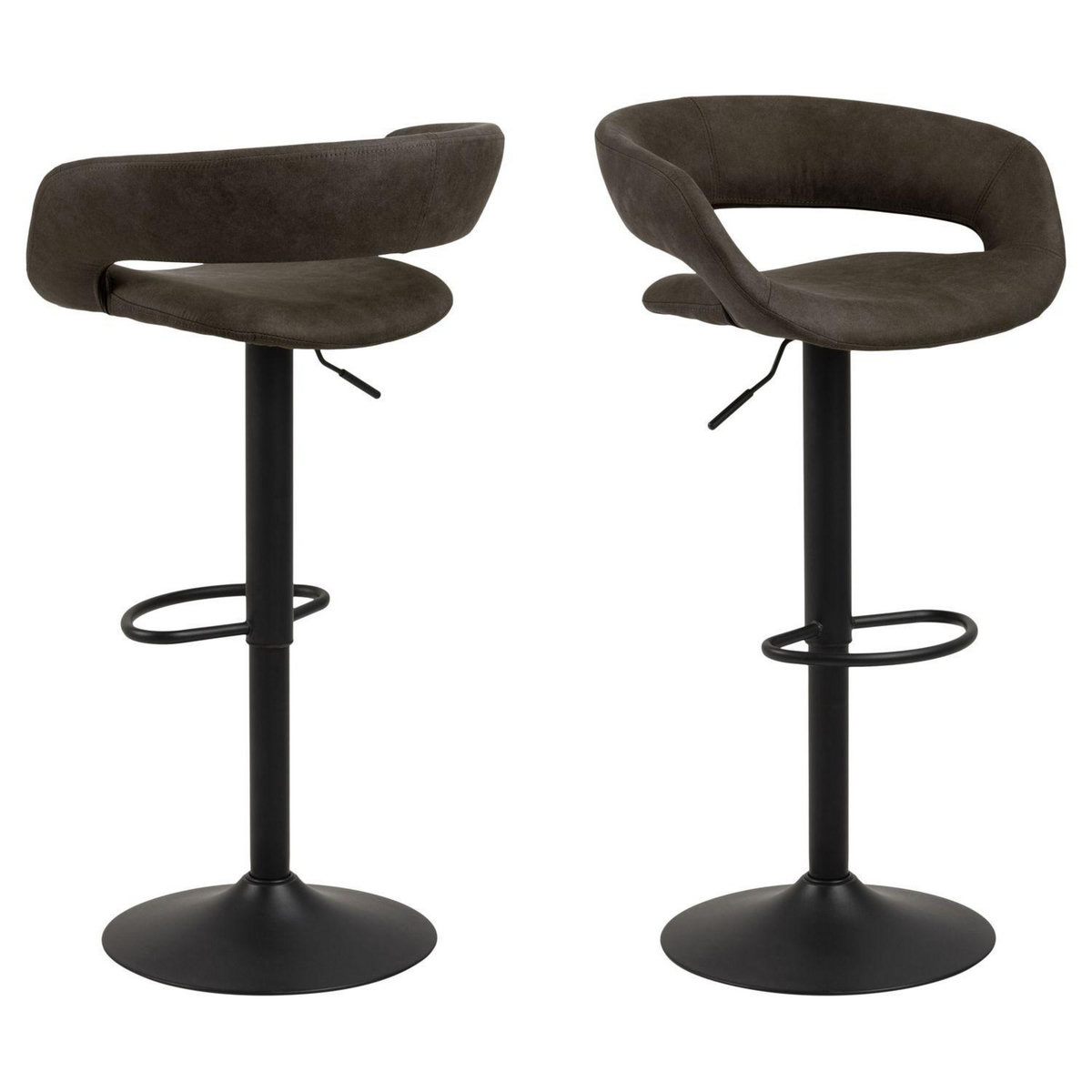 TOILINUX Lot de 2 Tabourets de bar Gracie