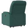 Voir la diapositive 5 : VIDAXL Fauteuil inclinable de massage Vert fonce Tissu