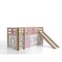 Voir la diapositive 3 : Paris Prix Pack - Lit Enfant Toboggan, Tente & 3 Pochettes  Pino Birdy  Naturel