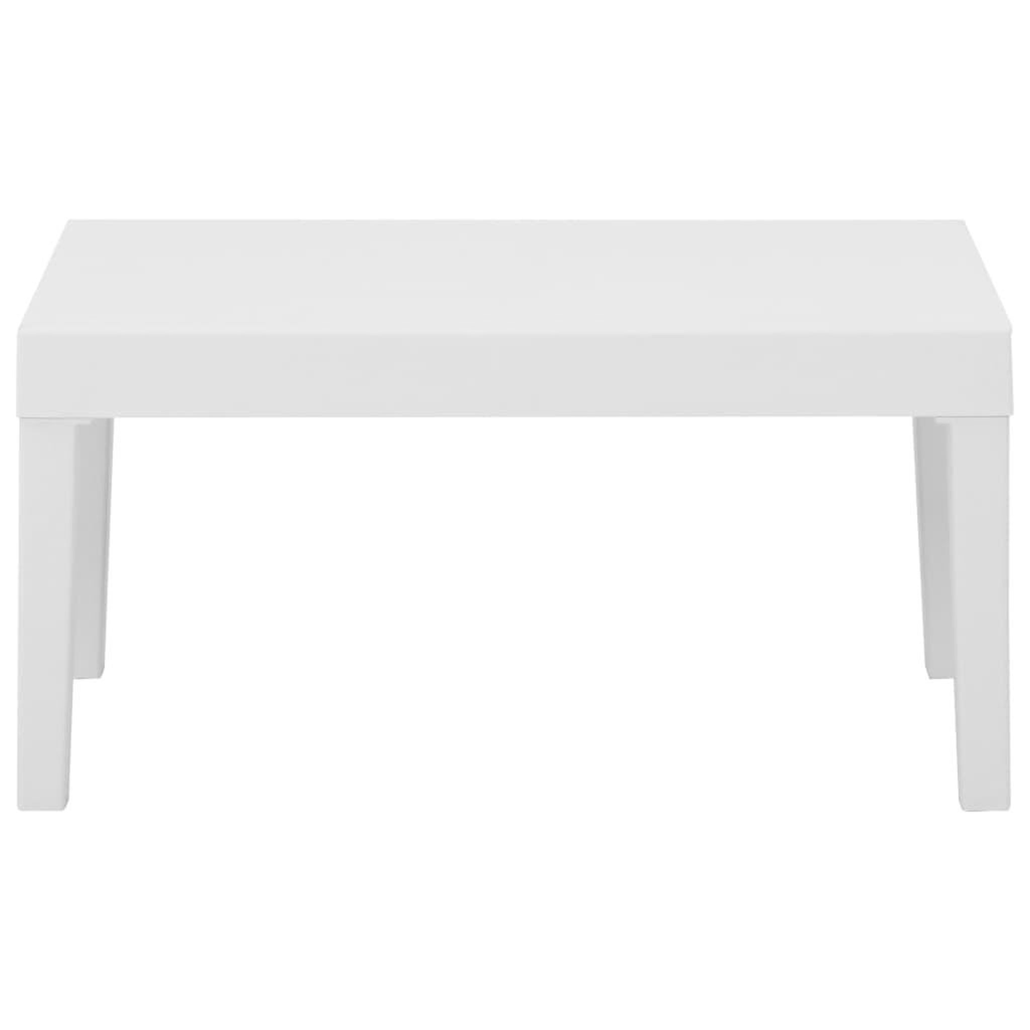 Voir la diapositive 5 : VIDAXL Salon de jardin 4 pcs avec coussins Plastique Blanc