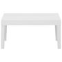 Voir la diapositive 5 : VIDAXL Salon de jardin 4 pcs avec coussins Plastique Blanc