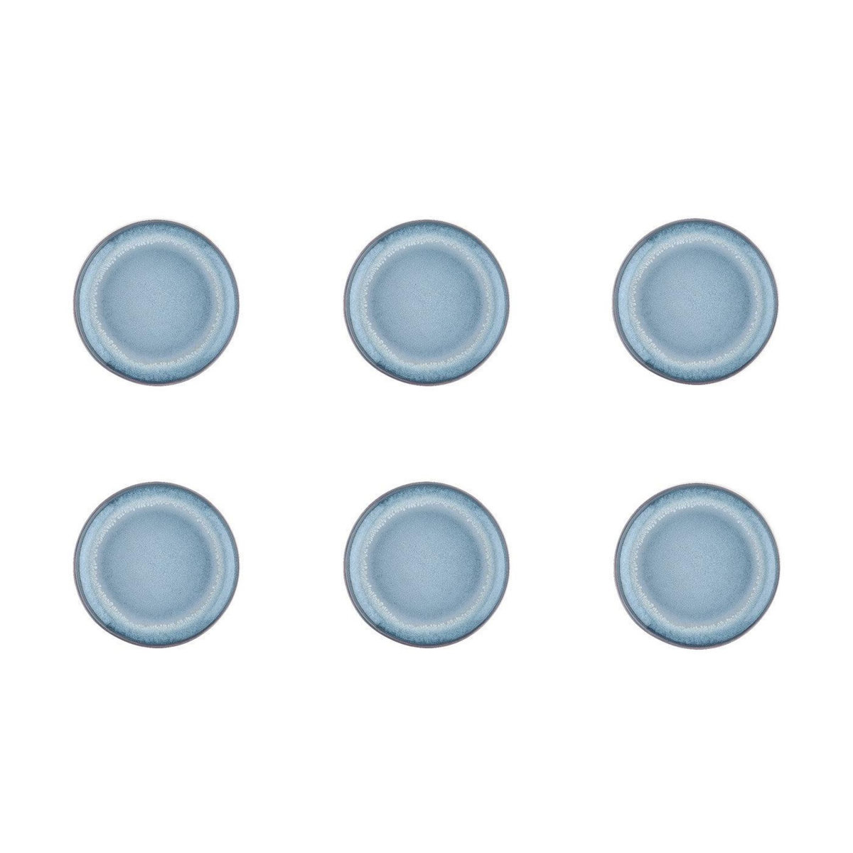 BJORN Assiette GENESIS Ø16,5cm - 6 pièces - Mer