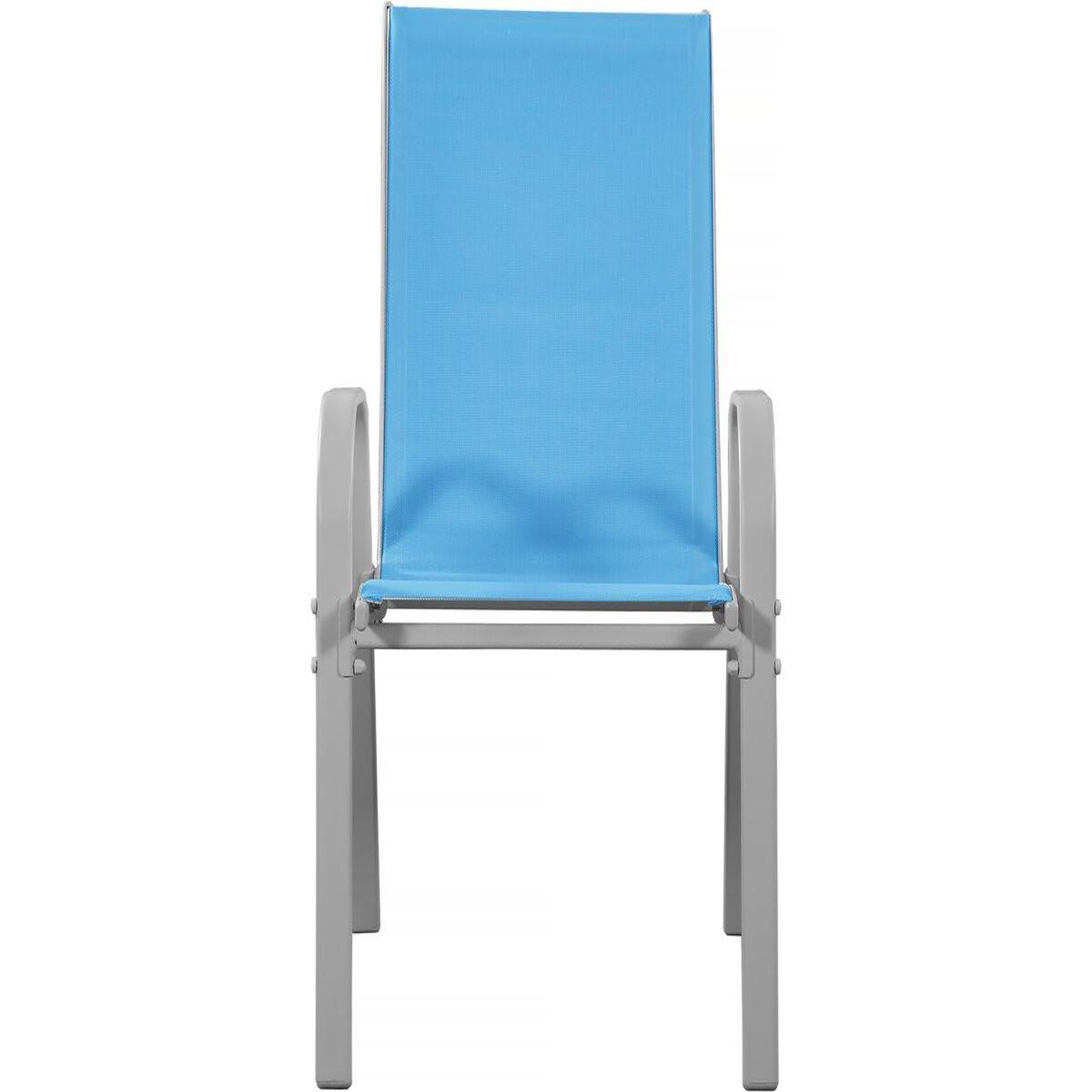 Voir la diapositive 4 : Habitat et Jardin Fauteuil jardin textilène  cordoba  - phoenix - bleu - lot de 2