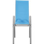 Voir la diapositive 4 : Habitat et Jardin Fauteuil jardin Textilène  Cordoba  - Phoenix - Bleu - Lot de 2