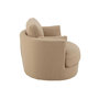 Voir la diapositive 3 : Paris Prix Fauteuil Pivotant  Swiv  109cm Beige