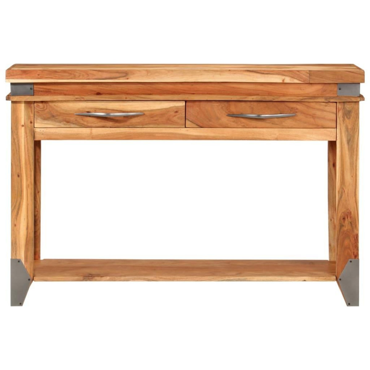 VIDAXL Table console 110x34x74 cm Bois d'acacia massif