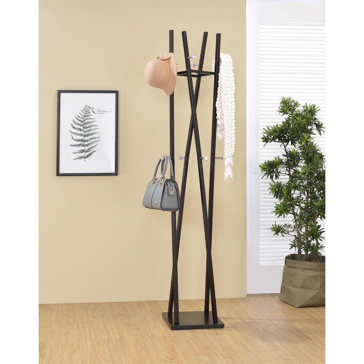 IDIMEX Porte-manteaux VITUS en métal