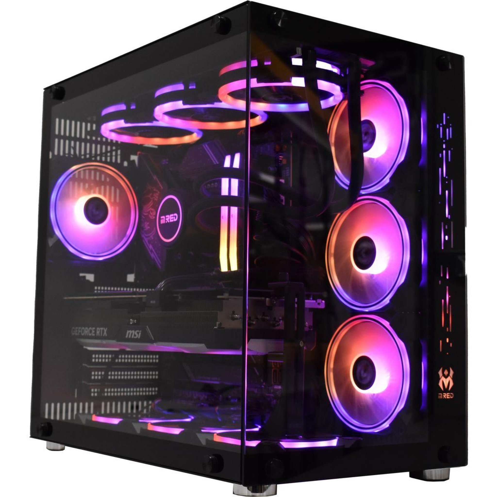 Voir la diapositive 1 : MRED PC Gamer GeForce RTX4080 Super I7 32Go 2To