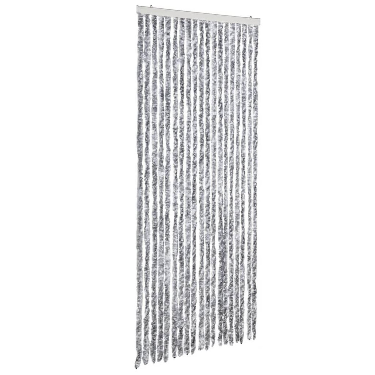 VIDAXL Moustiquaire Argente 56x200 cm Chenille