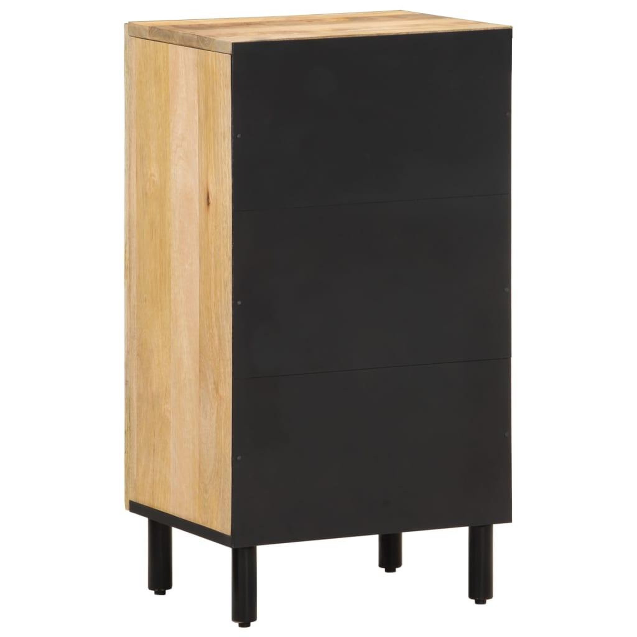 Voir la diapositive 5 : VIDAXL Armoire laterale 40x33x75 cm bois massif de manguier