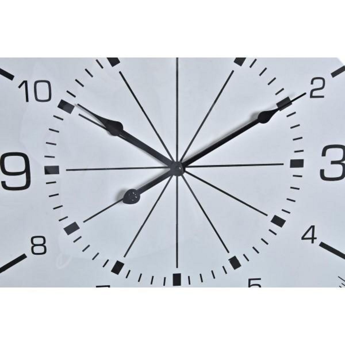 AAAAA Horloge Murale DKD Home Decor Verre Doré Métal Blanc Boussole (60 x 3 x 60 cm)