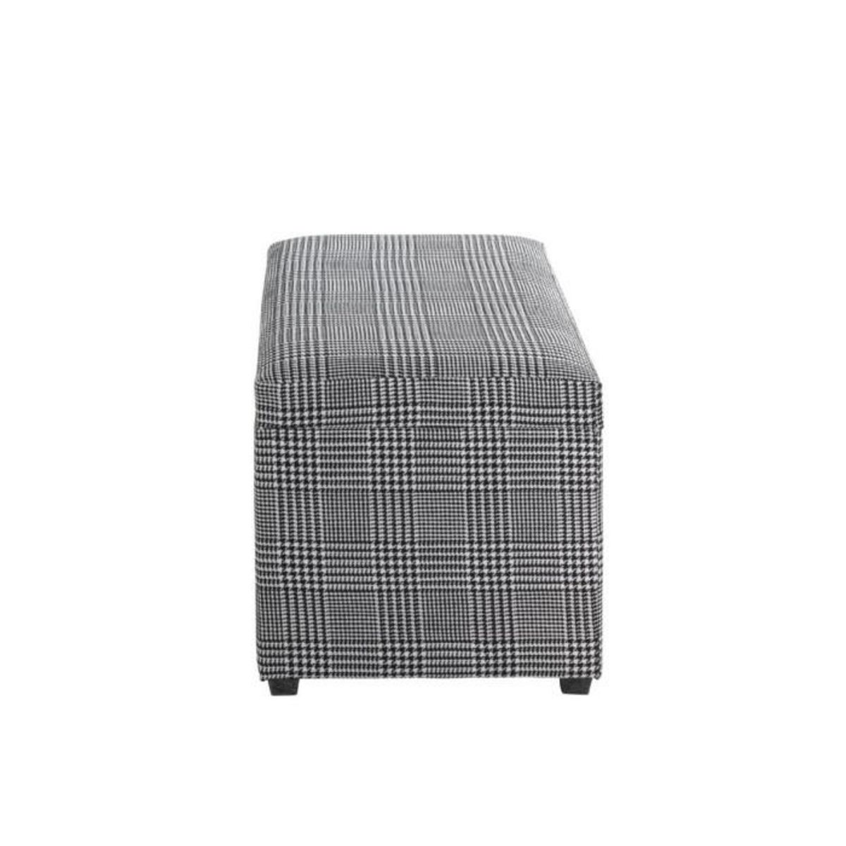 Paris Prix Coffre de Rangement  Lozima  65cm Noir & Blanc