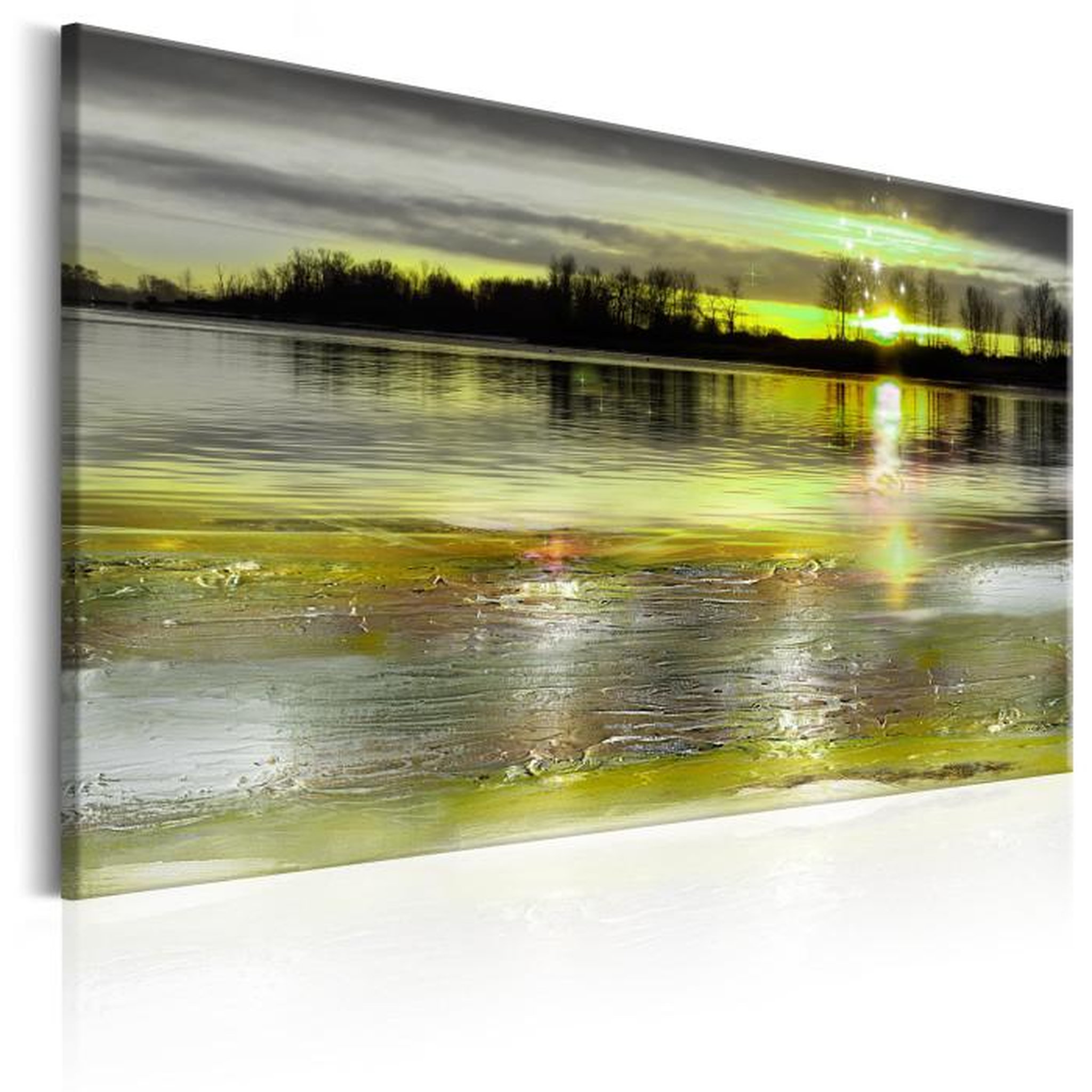 Paris Prix Tableau Imprimé  Quiet Lake. Coloris disponibles : Multicolore