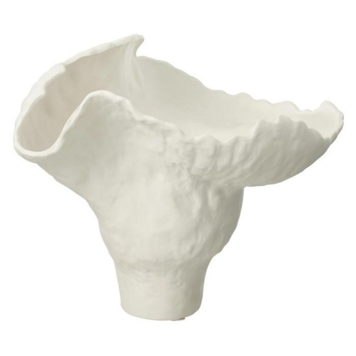 Paris Prix Vase Déco en Céramique  Corolla  51cm Blanc