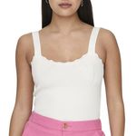 JACQUELINE DE YONG Top  Femme JDY Nanna Sunny. Coloris disponibles : Beige