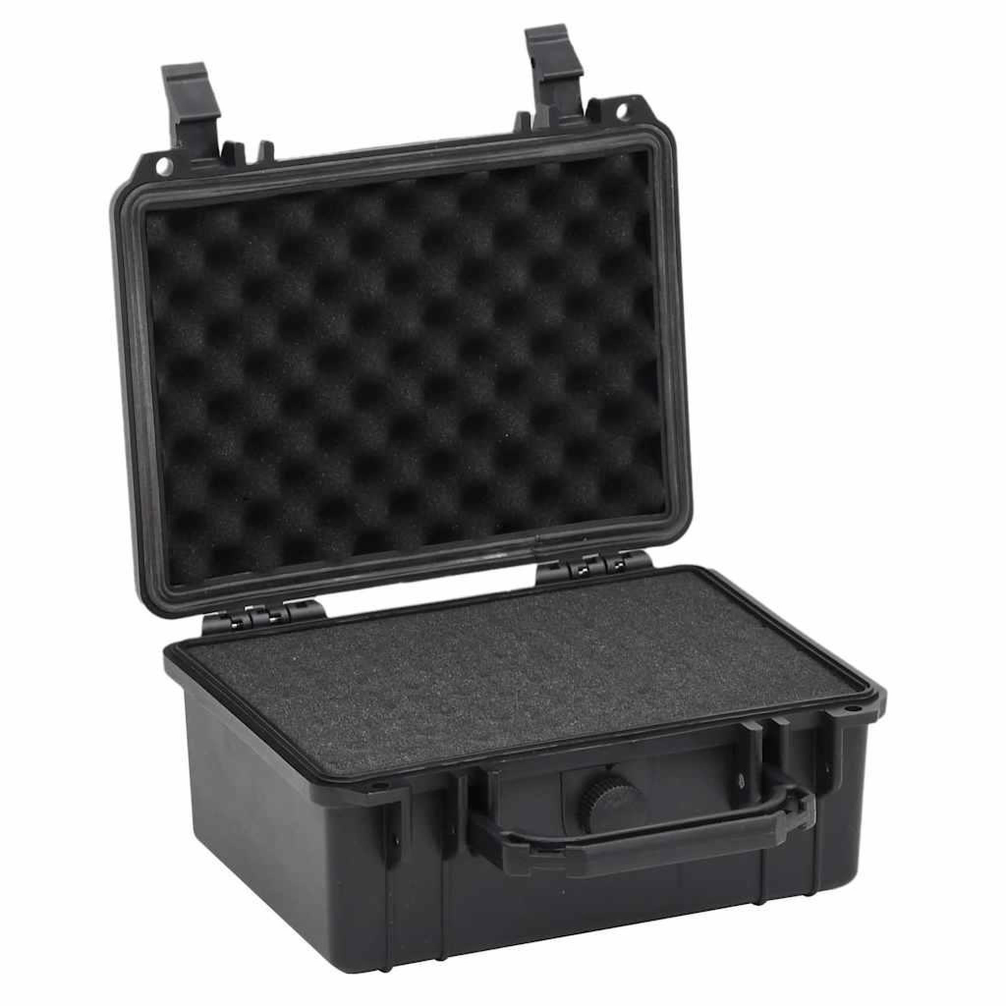 Voir la diapositive 3 : VIDAXL Valise de vol portable noir 24x19x11 cm pp