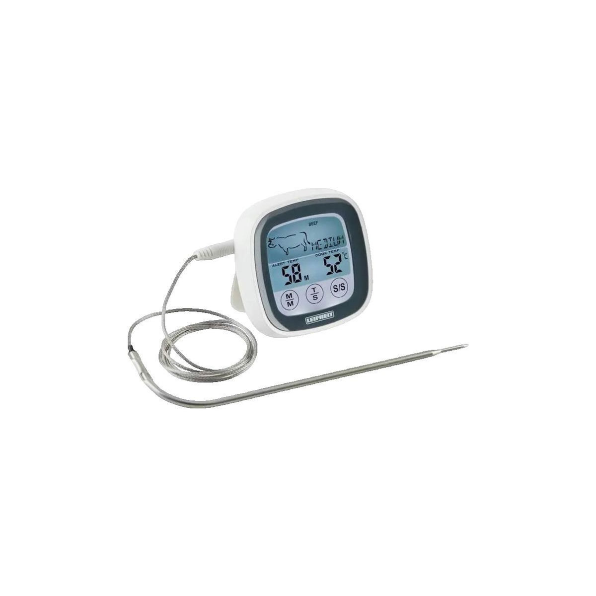Leifheit Thermomètre à viande Leifheit modèle 4006501032232 blanc et gris