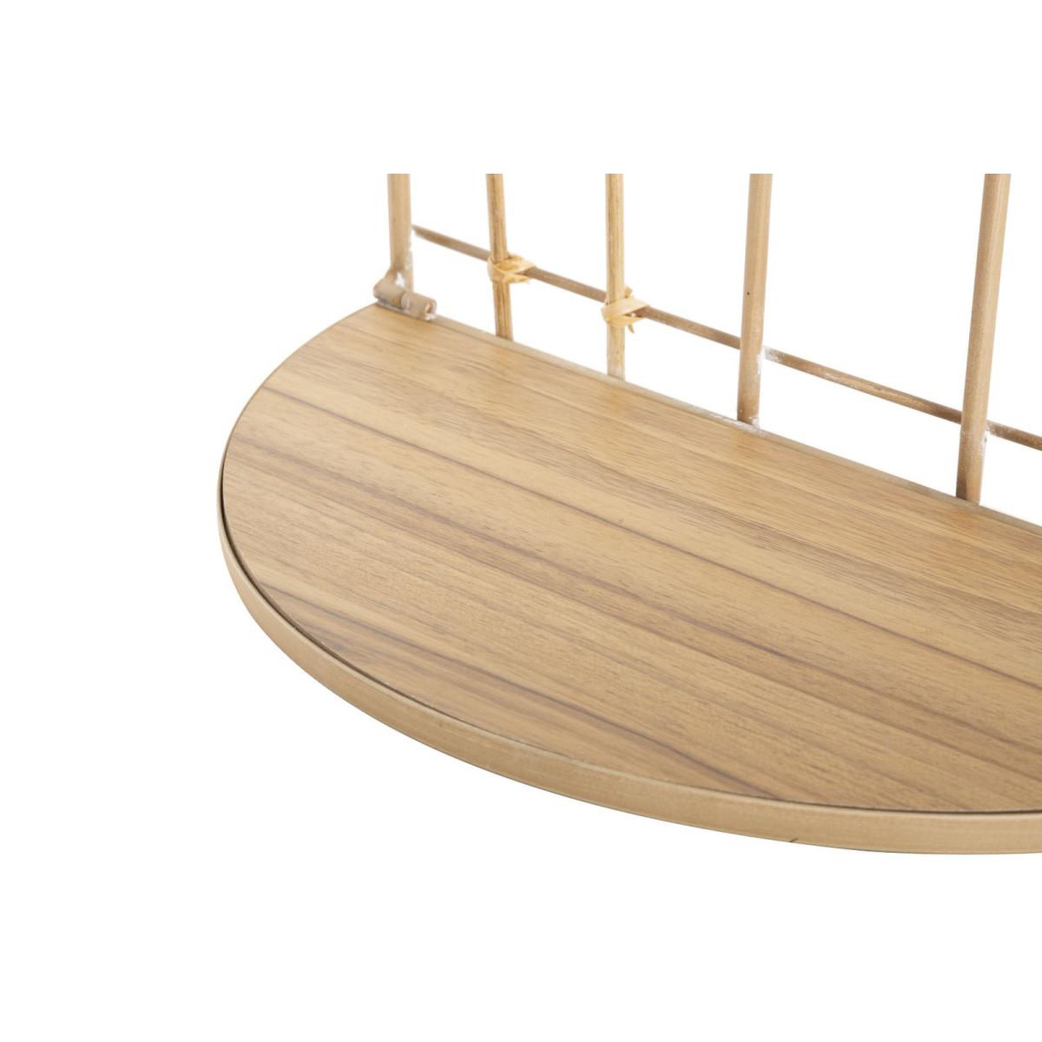 Voir la diapositive 4 : Paris Prix Étagère murale déco  arch  45cm naturel