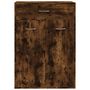 Voir la diapositive 3 : VIDAXL Armoire a chaussures Chene fume 60x35x84 cm Bois d'ingenierie