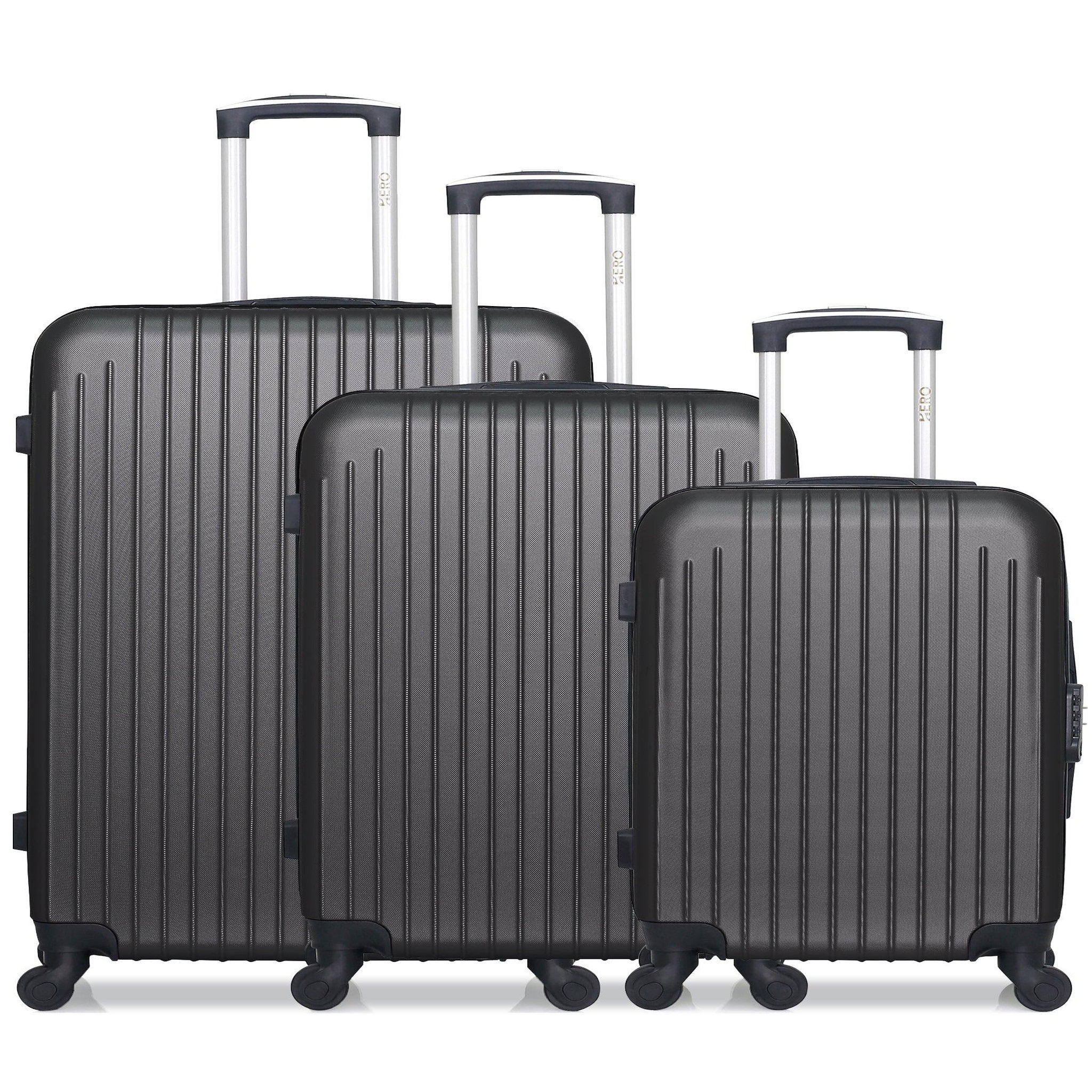 HERO Hero - lot de 3 - valise grand format, valise weekend et valise cabine carpates